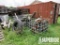 (3) Aluminum Baskets w/Pipe, Metal Stands & Skids,