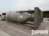 8'Dia x 13'L Upright Barite Silo
