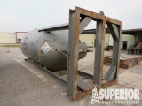 8'Dia x 13'L Upright Barite Silo