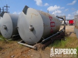 8'Dia x 13'L Upright Barite Silo