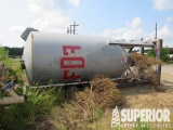 8'Dia x 13'L Upright Barite Silo