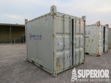 10'L Shipping Container w/Parts Shelves,