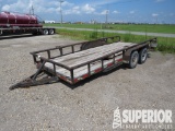 2012 TOP HAT 18'L T/A Utility Trailer