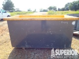 4'H x 4'W x 8'L Open Top Tank