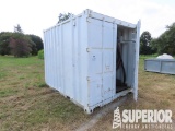10'L Shipping Container w/Parts Shelves &