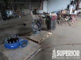 4' x 8' Work Bench w/ Contents, Portable Drain