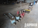 (3) Shop Air Jacks, Trans Jack, Jack Stands,