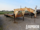 2000 FONTAINE 27'L T/A Dovetail Gooseneck Trailer