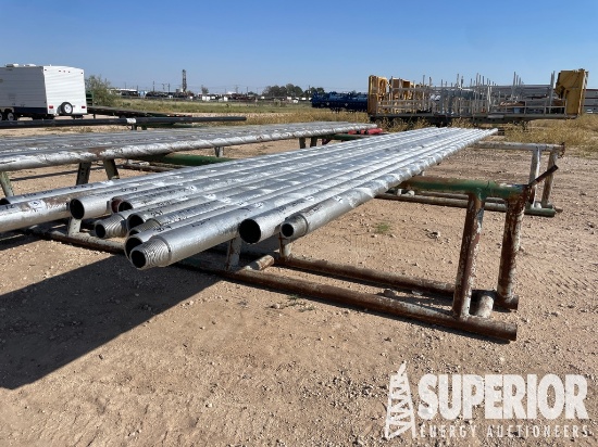 4"OD x 1-7/8"ID x 30.40'L Spiral Drill Collar w/2-