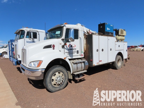 (x) (19-19) 2012 KENWORTH T370 S/A Service Truck w