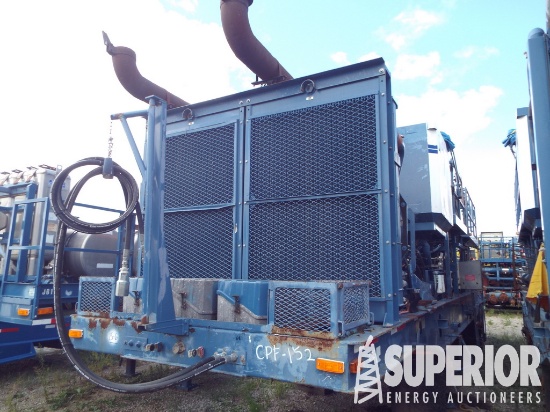 (x) (15-6) 2006 BJ FALCON Cement Dbl Pumper Traile