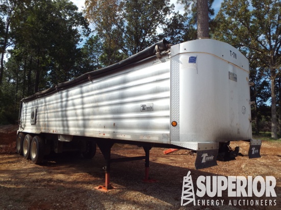 (x) (11-8) 2011 TRAVIS S196 Triaxle End Dump Trail