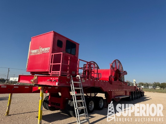 (x) 2014 NOV Hydra Rig Coil Tubing Reel Trailer w/