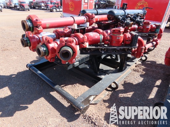 (19-53) SPM 4-Station 15,000# Frac Manifold w/Fig.