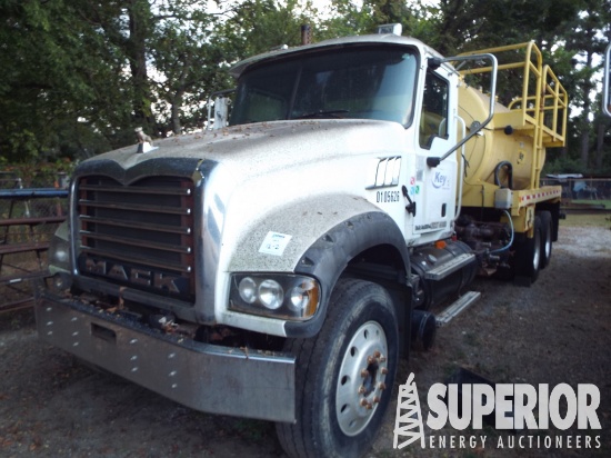 (x) (12-2) 2009 MACK GU713 Vacuum T/A Truck, VIN-1
