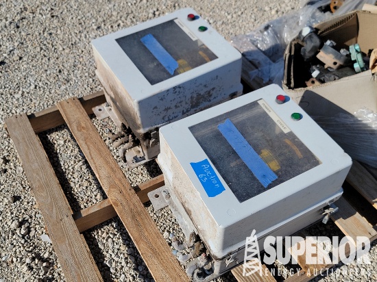 (13-20) (2) QPC Frac Pump 3-Port Greaser/Oiler Uni