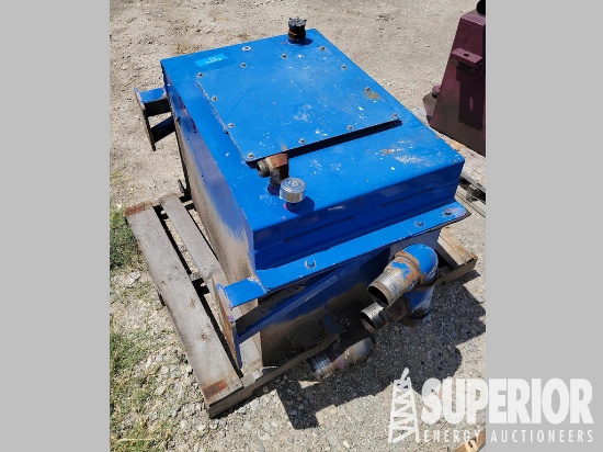 (13-22) 37"W x 26"D x 27"H Hyd Tank f/Frac Pump
