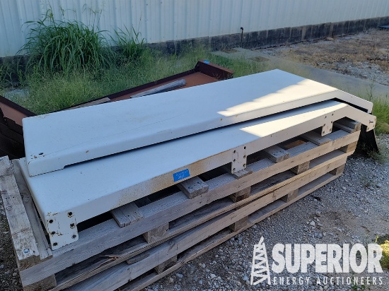 (13-31) (5) Frac Pump Trailer Fenders, 29"W x 115"