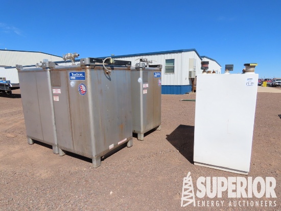 (19-84) (2) TRANSTORE 550-Gal Stainless Steel Stor