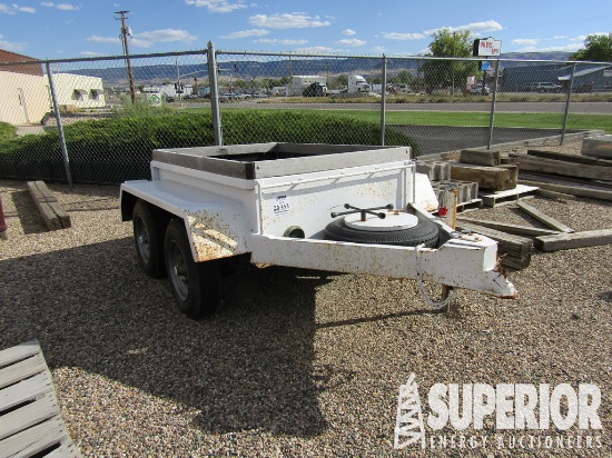 (20-343) Shopbuilt 4'W x 16'L T/A BP Trailer, VIN-