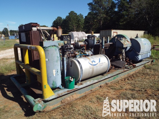 (9-4) GARDNER DENVER Triplex Pump w/OTECO 5000# Pr