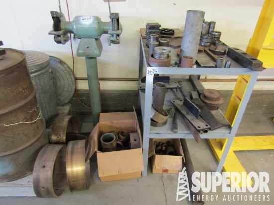 (20-311) 1/2HP Bench Grinder, Shopbuilt 17-1/2-To
