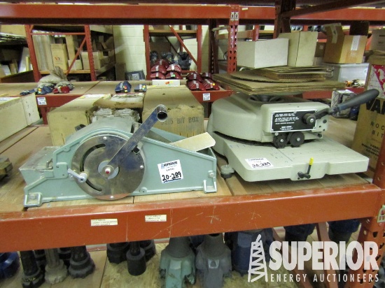 (20-289) MARSH Mdl R1 Stencil Cutter & Label Maker