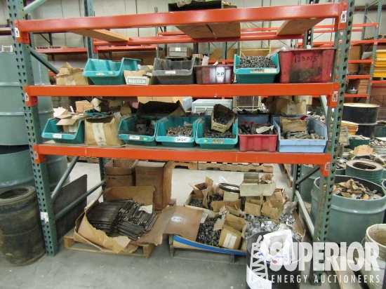 (20-639) Large Lot of Nuts & Bolts, (2) Rolls of S