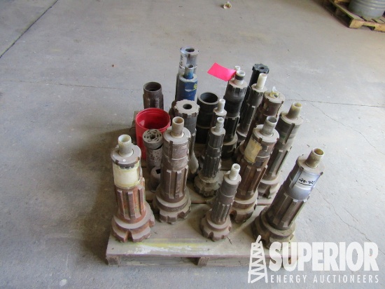 (20-428) (16) Various Size Used Hammer Bits