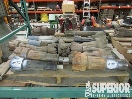 (20-589) (13) Various Size Hammer Bits, (3) Mills,