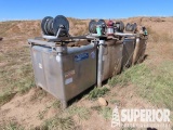 (19-83) (4) TRANSTORE 350-Gal Stainless Steel Stor