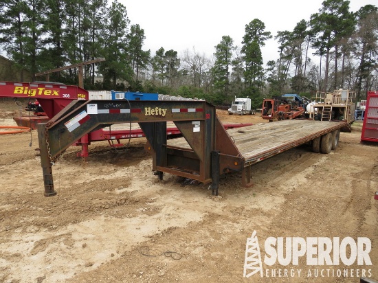 2016 HEFTY T/A Gooseneck Equipment Trailer