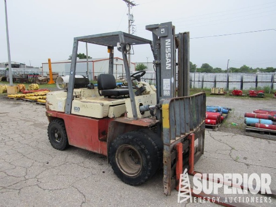 NISSAN 100 B6F03H45V 9500# Forklift, p/b 6-Cyl LPG...
