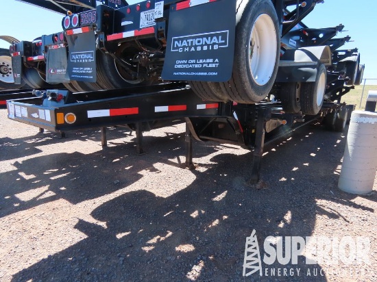 2018 CIMC SZJ9347TS254 Tandem Spread Axle Sandbox Transport Trailer