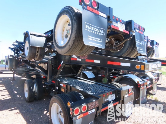 2018 CIMC SZJ9347TS254 Tandem Spread Axle Sandbox Transport Trailer