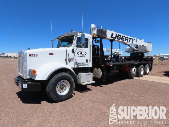 2015 PETERBILT 367 3-Axle Boom Crane Truck