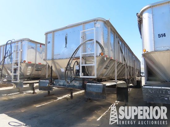 2011 TRINITY TRAILER MFG 40'L T/A Stainless Steel Belt Trailer