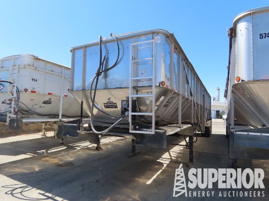 2011 TRINITY TRAILER MFG 40'L T/A Stainless Steel Belt Trailer