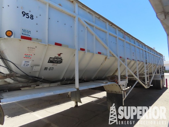 2007 TRINITIY TRAILER MFG T/A 40'L Stainless Steel Belt Trailer