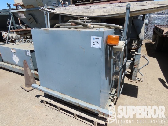 (2) 4' x 4' x 4' Storage Tank Hoppers