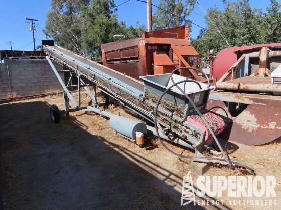 12"W x 29'L S/A Portable Hyd Belt Conveyor