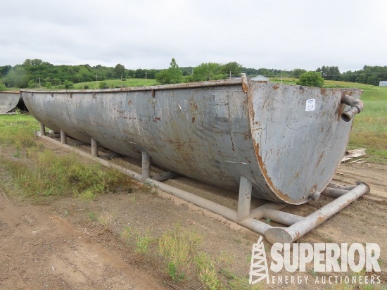 5'H x 9'7"W x 30'L Half Round Tank