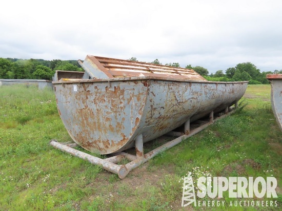 5'H x 10'W x 29'L Half Round Tank