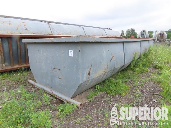 5'H x 7'9"W x 32'L Half Round Tank