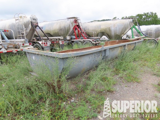 4'H x 7'6"W x 32'L Half Round Tank