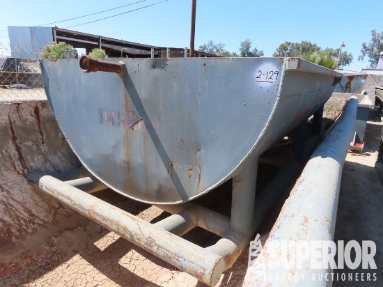 3'H x 6'7"W x 12'6"L Half Round Tank