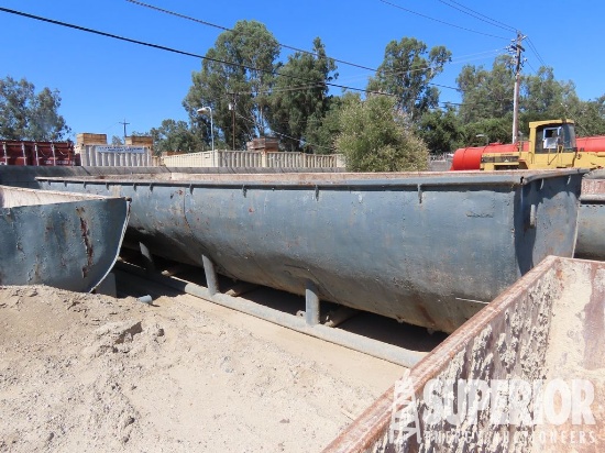 5'H x 10'W x 30'L Half Round Tank