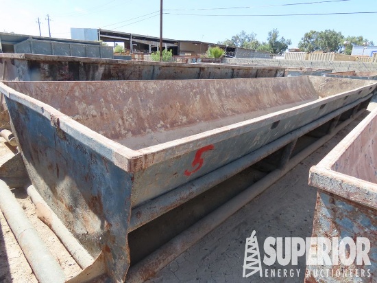 3'8"H x 8'7"W x 36'L Half Round Tank