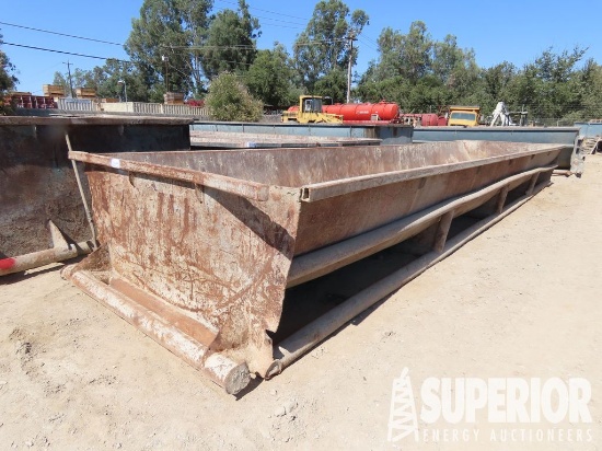 3'8"H x 8'7"W x 36'L Half Round Tank