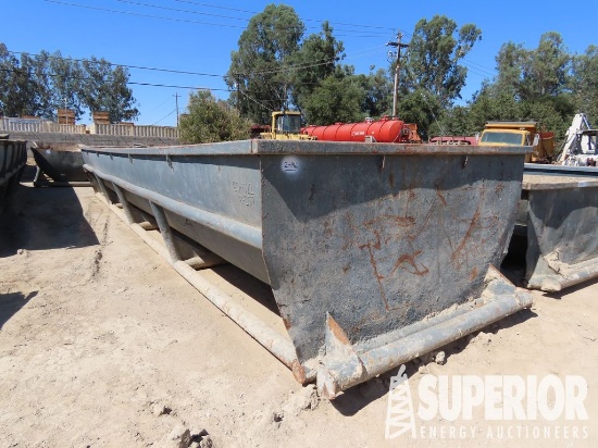 4'8"H x 9'2"W x 36'L Half Round Tank